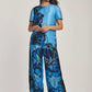 Women Regular Fit Top - Printed Blue