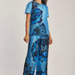 Women Regular Fit Top - Printed Blue
