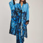 Women Regular Fit Kimono - Printed Blue