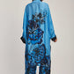 Women Regular Fit Kimono - Printed Blue