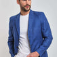 Men Slim Fit Blazer - Navy