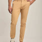 Men Slim Fit Pant - Brown