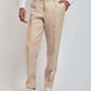 Dalydress men's beige trousers paired with white shirt and white sneakers