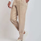 Dalydress men's beige pants styled with a white shirt and white sneakers
