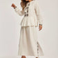 Women Regular Fit Skirt - Off White