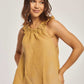 Women Regular Fit Top - Brown