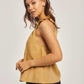 Women Regular Fit Top - Brown