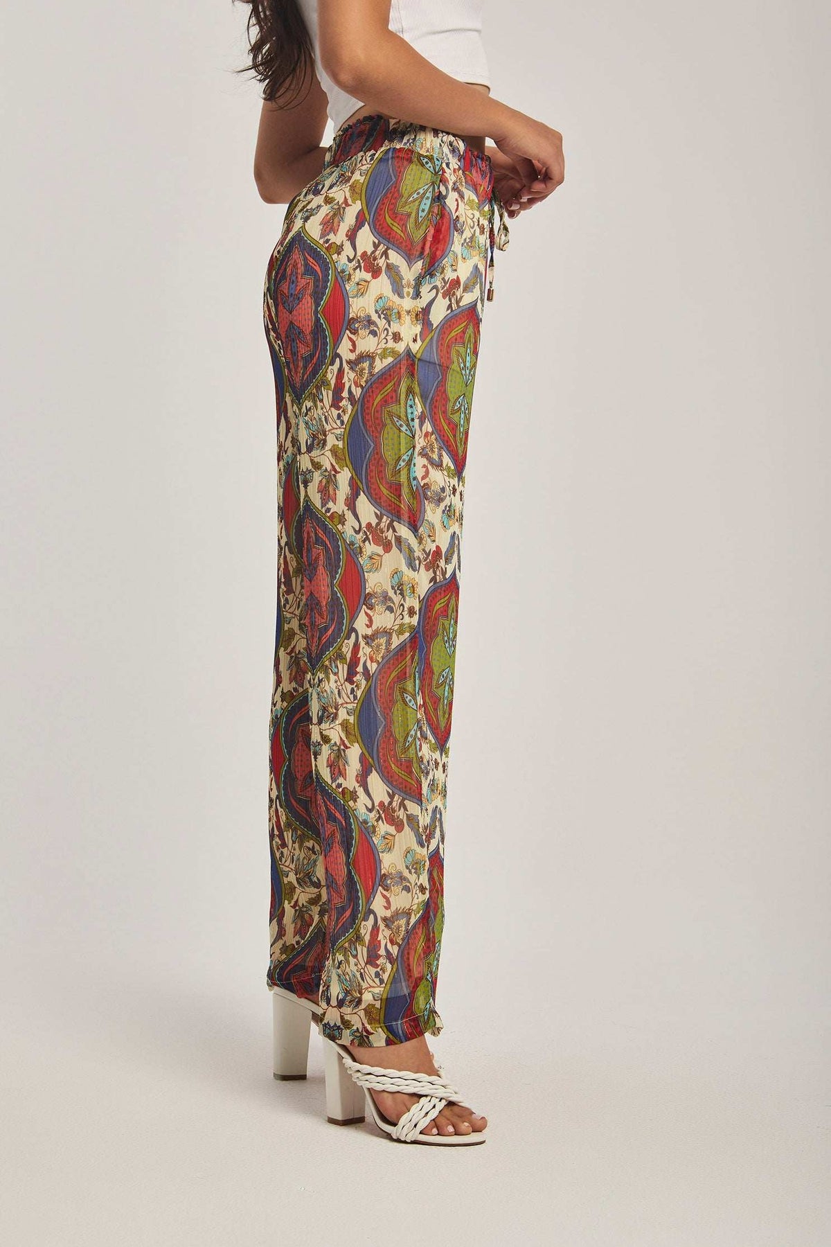 Women Regular Fit Pant - Multicolorcolor