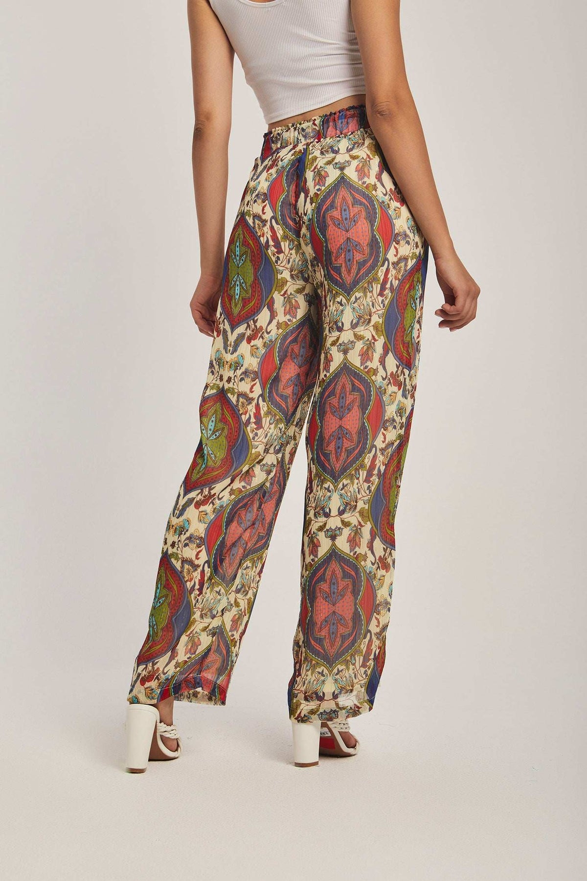 Women Regular Fit Pant - Multicolorcolor