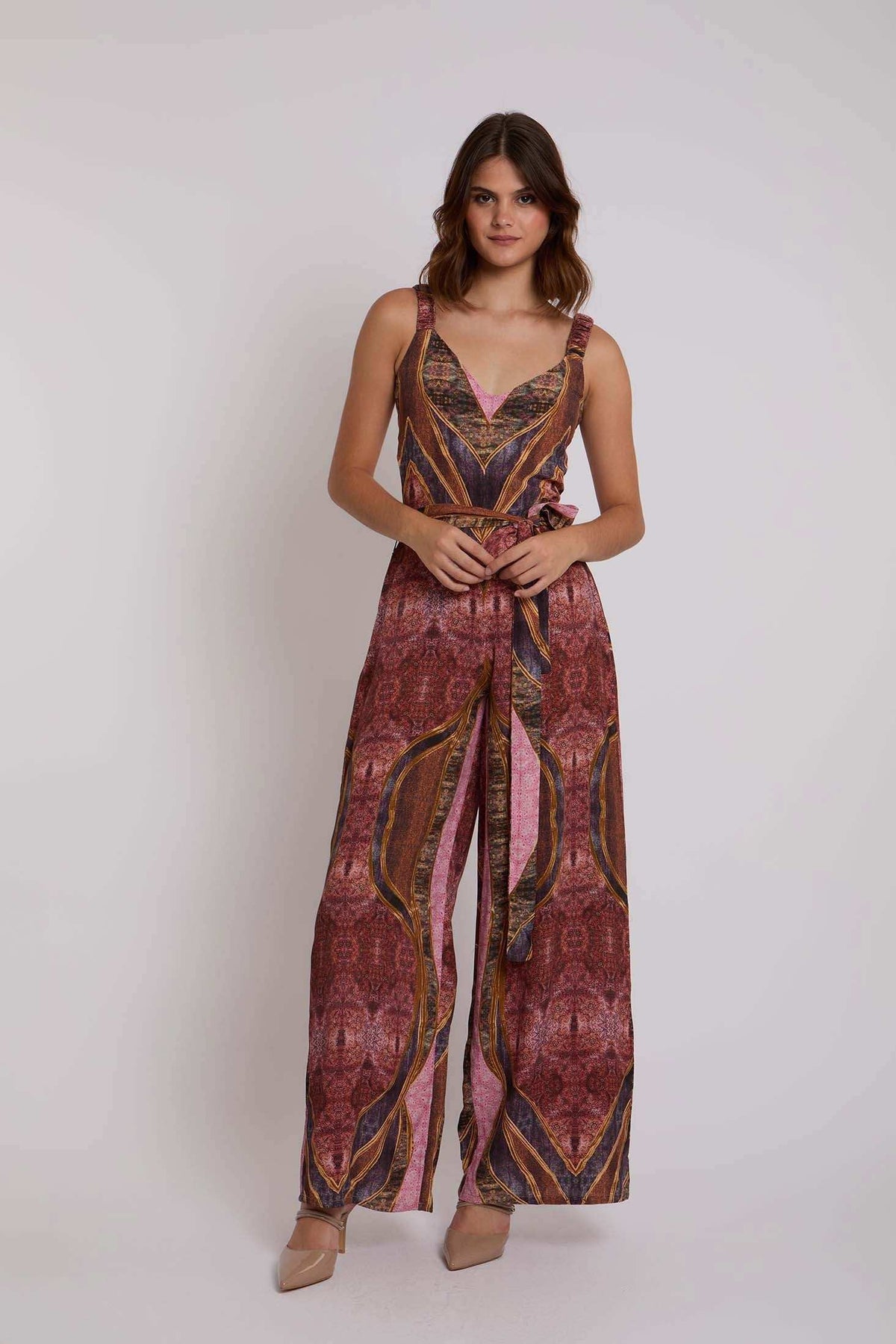 Women Regular Fit Jumpsuit - Multicolorcolor