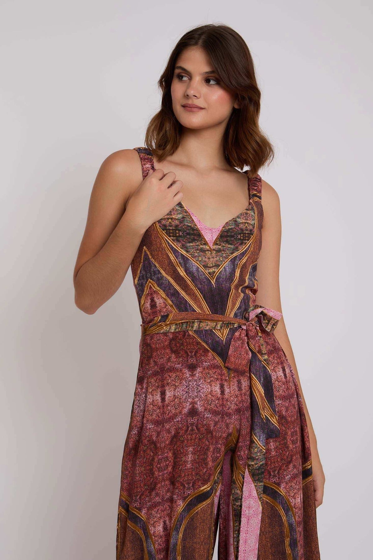 Women Regular Fit Jumpsuit - Multicolorcolor