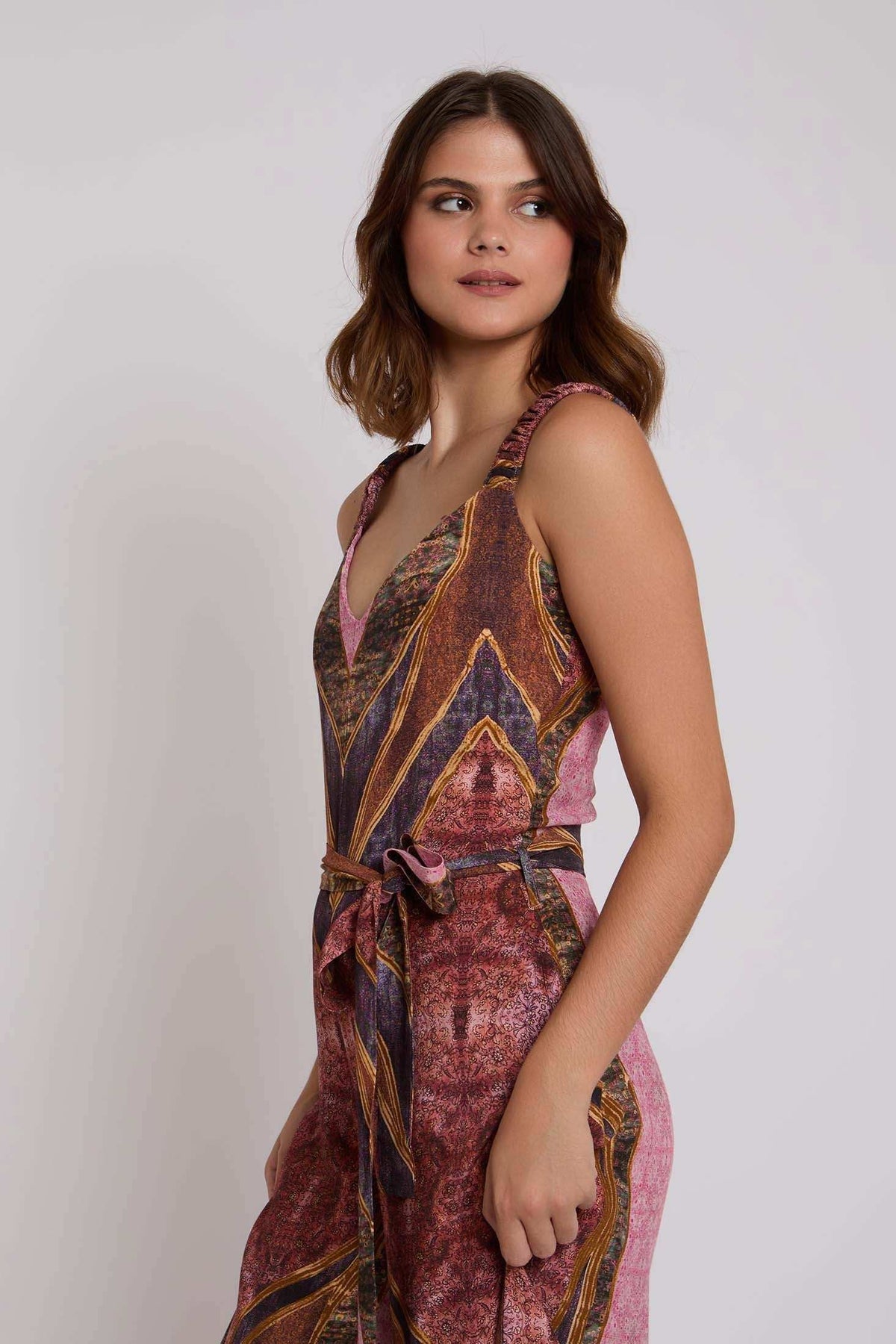 Women Regular Fit Jumpsuit - Multicolorcolor