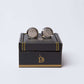 Men Regular Fit Cuff-Link - Silver
