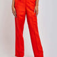 Women Regular Fit Pant - Orange