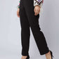 Women Regular Fit Pant - Black