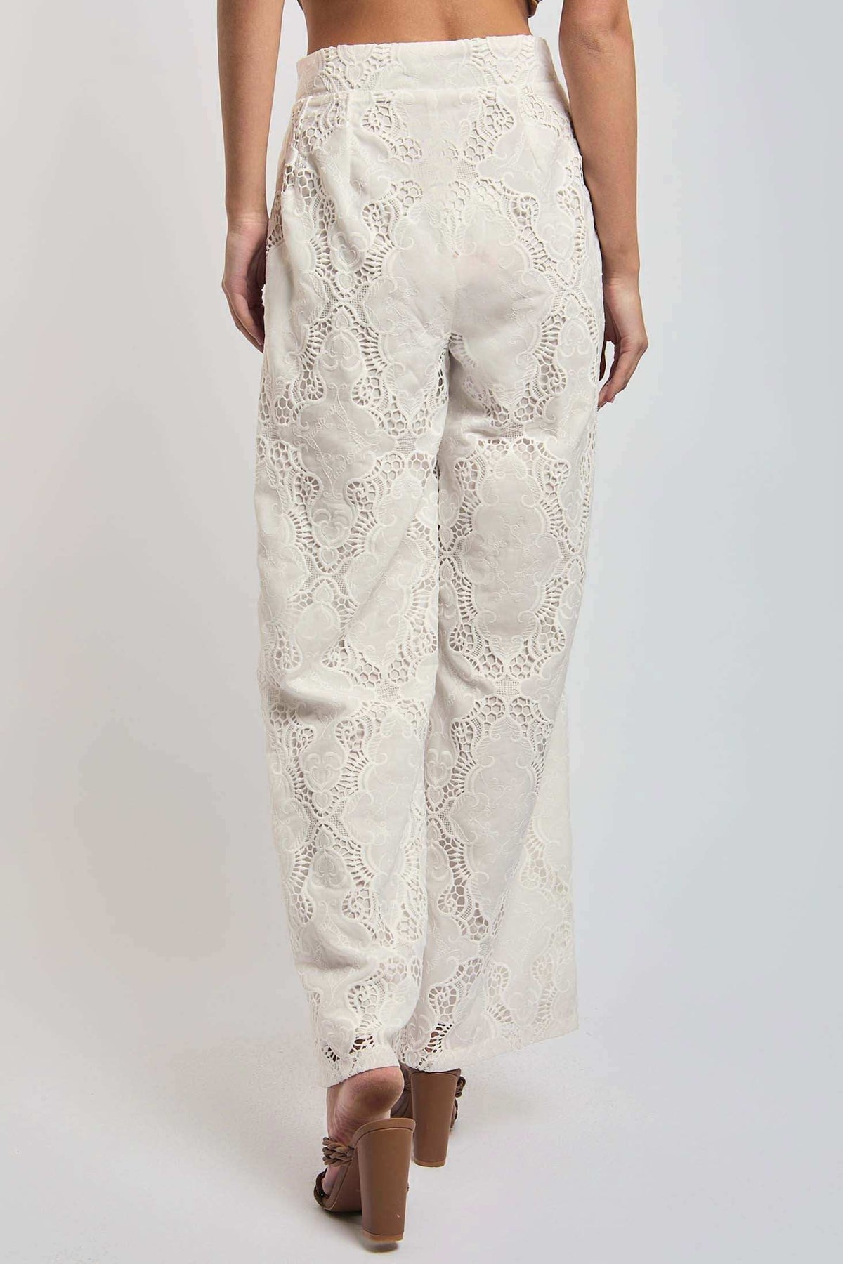 Women Regular Fit Pant - White