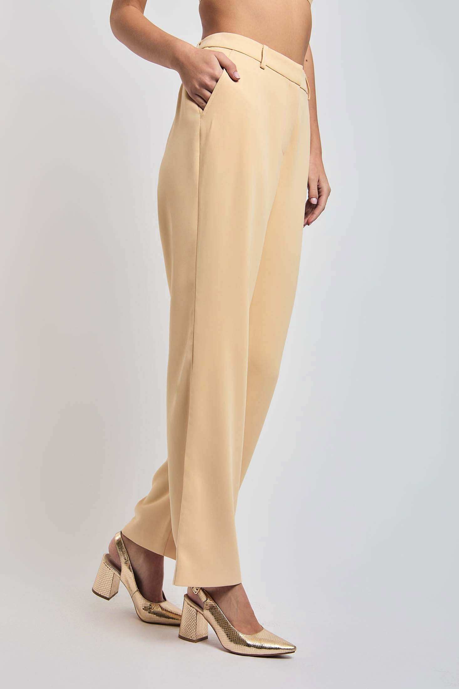 Women Regular Fit Pant - Brown