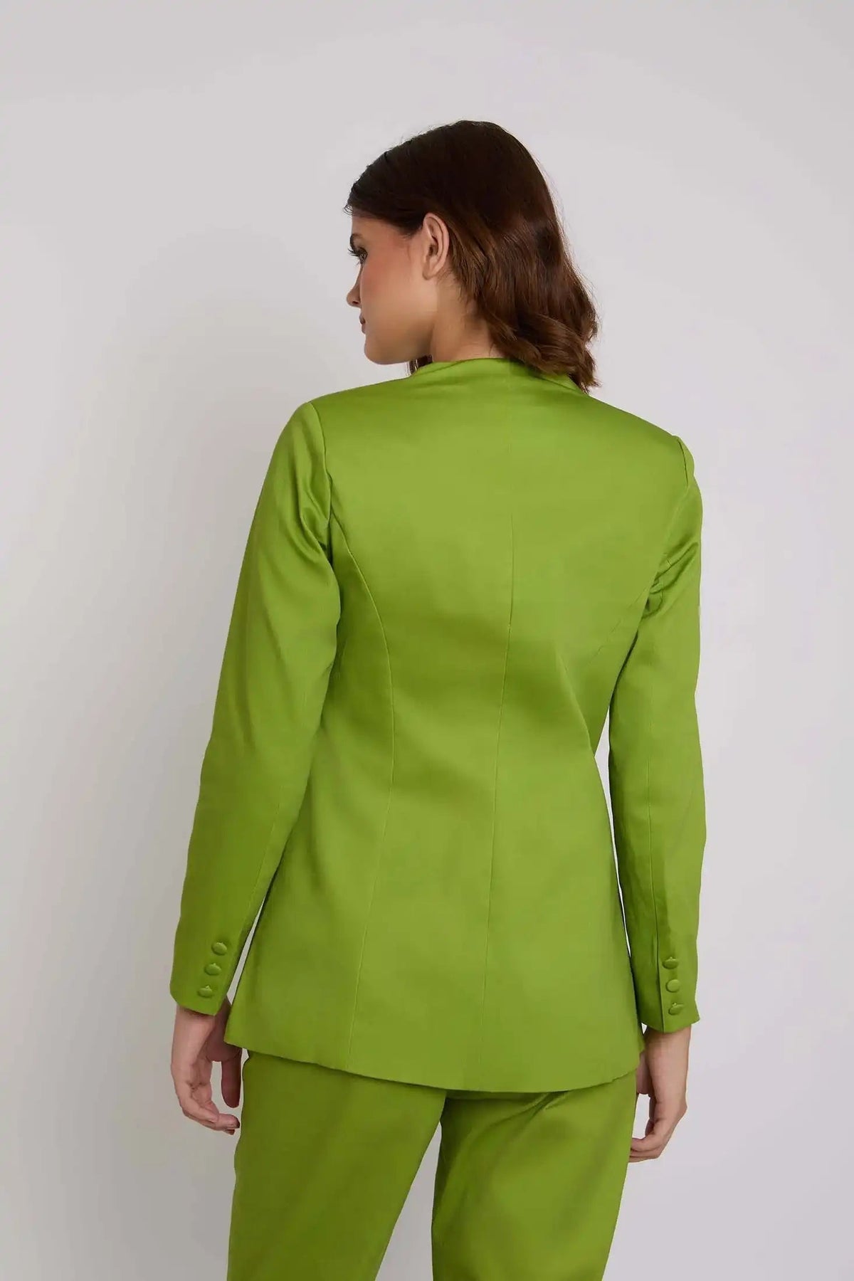 Women Regular Fit Jacket - Green