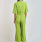 Women Regular Fit Jumpsuit - Green