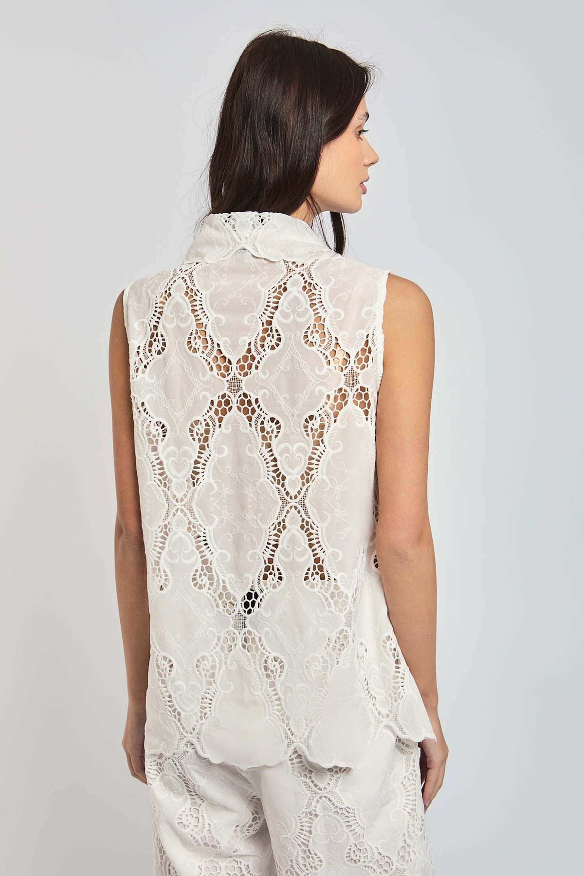 Women Regular Fit Top - White