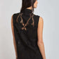 Women Regular Fit Top - Black