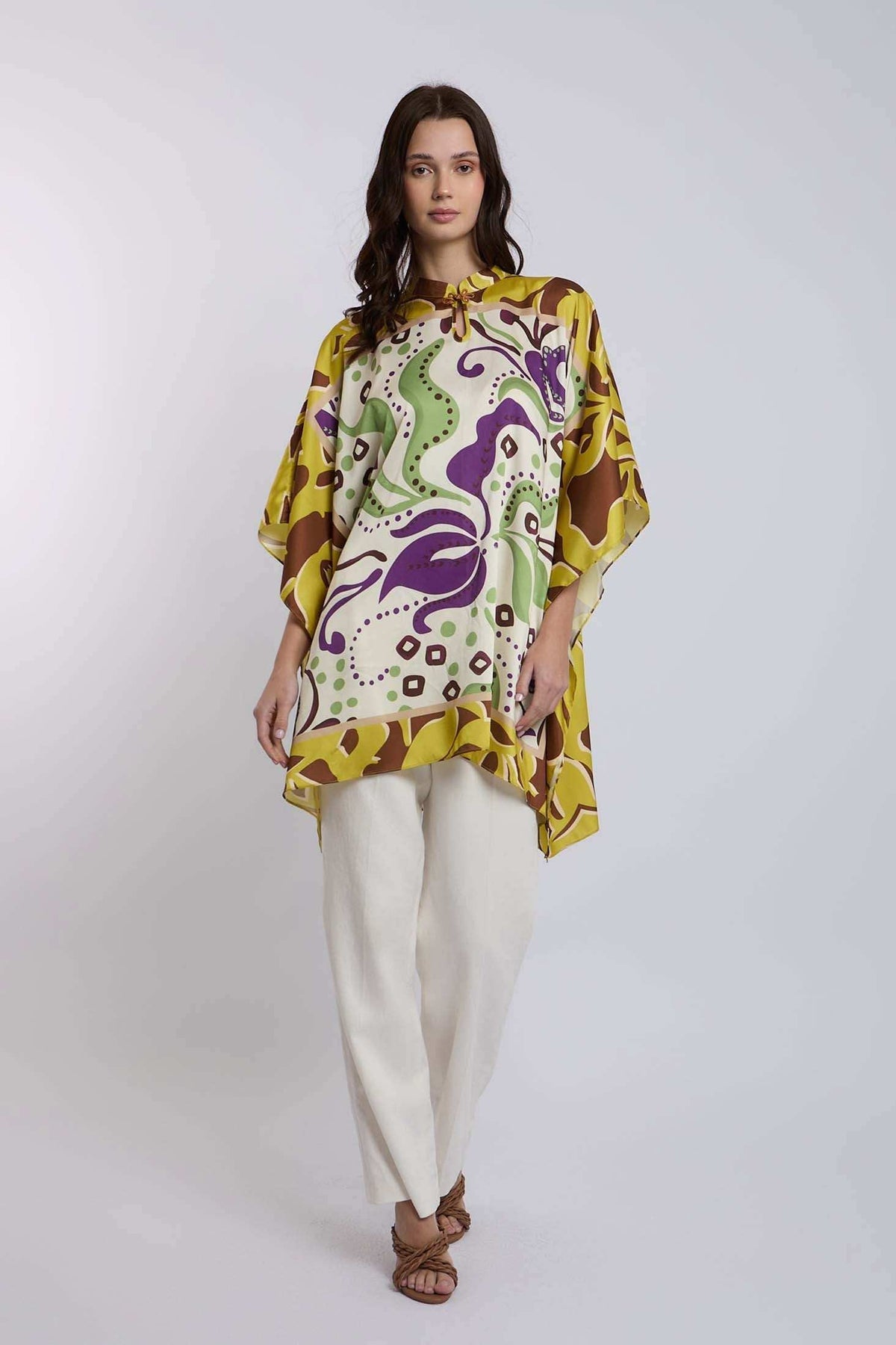 Women Regular Fit Kaftan - Multicolorcolor