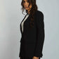 Women Regular Fit Blazer - Black