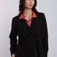 Women Regular Fit Blazer - Black