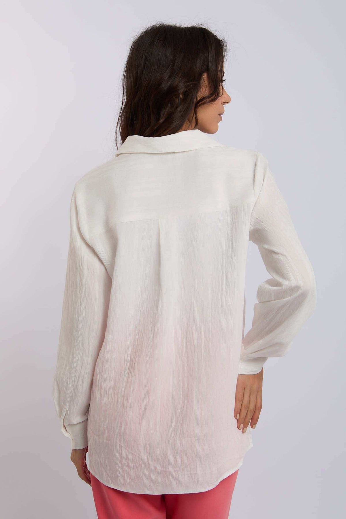 Women Regular Fit Blouse - Off White