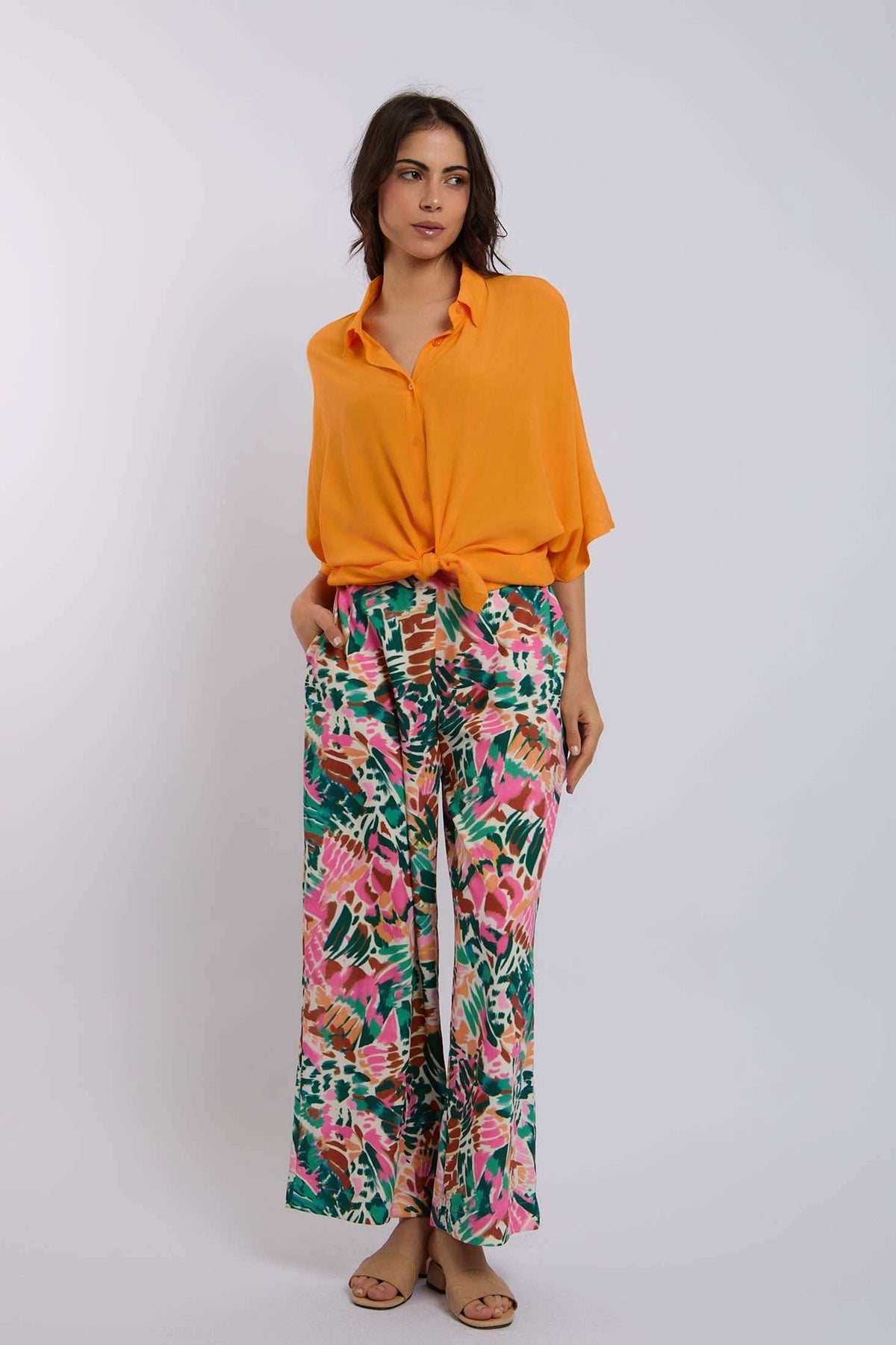 Women Regular Fit Pant - Multicolorcolor