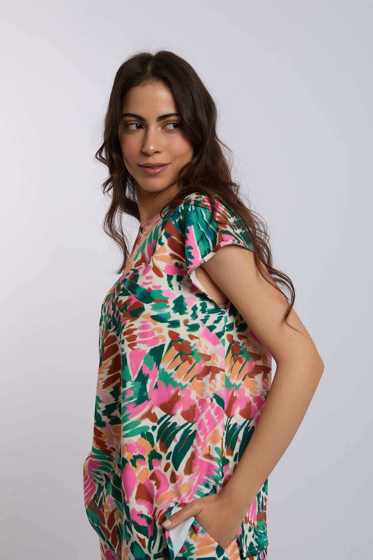 Women Regular Fit Top - Multicolorcolor