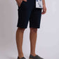 Men Regular Fit Bermuda - Navy