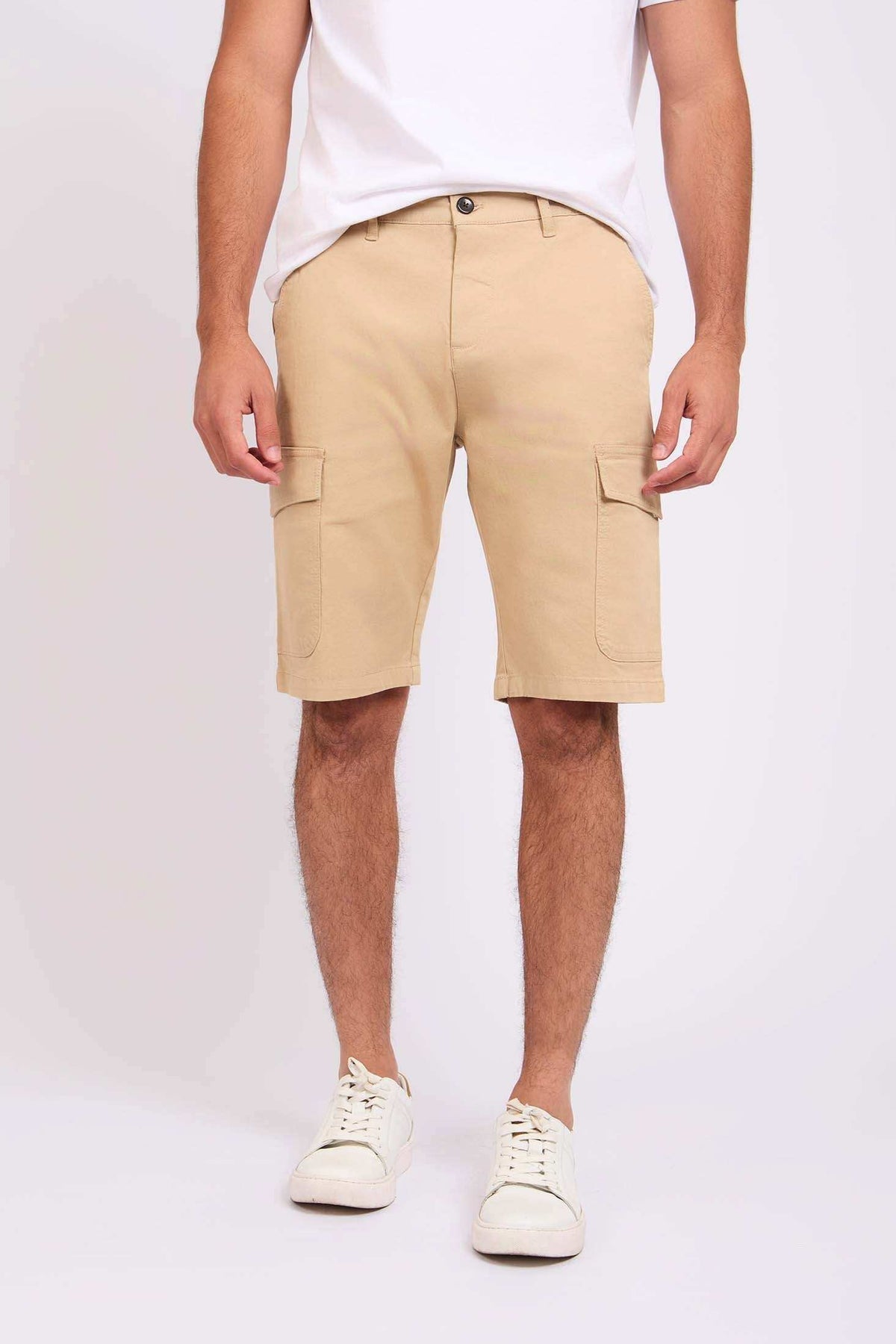 Men Regular Fit Bermuda Brown