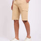 Men Regular Fit Bermuda Brown