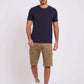 Men Regular Fit Bermuda Green