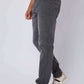 Dalydress men's straight fit grey jeans with casual white sneakers