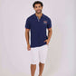 Men Regular Fit Polo - Dark Navy