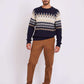 Men Regular Fit Pants Brown