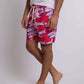 Men Regular Fit Swimming Short - Red