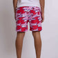 Men Regular Fit Swimming Short - Red