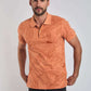 Men Regular Fit Polo -  Orange