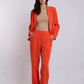 Women Regular Fit Pant - Mandarin Red