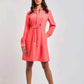 Women Regular Fit Tunic - Printed Pink
