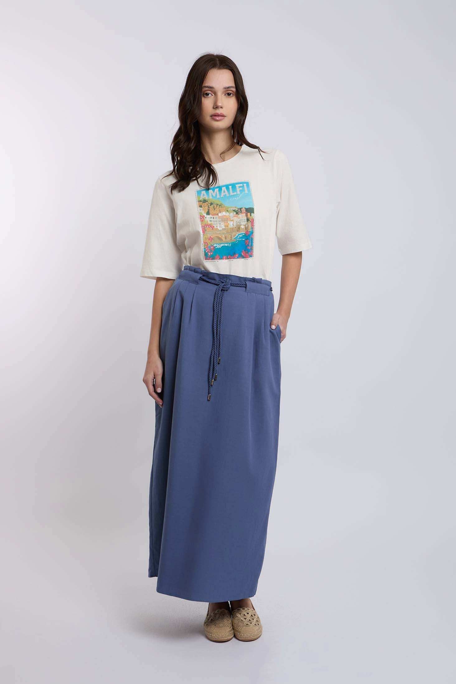 Women Regular Fit T-shirt - Off White