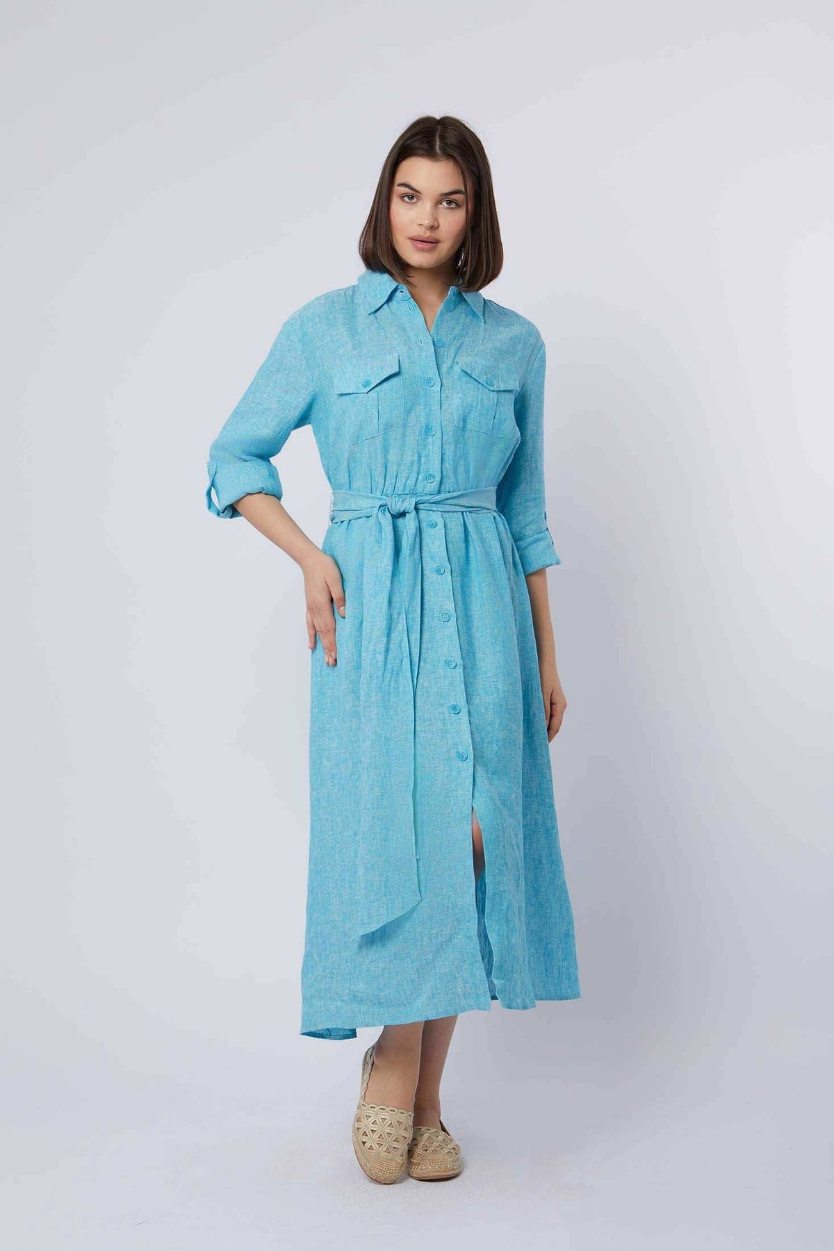 Women Regular Fit Dress - Blue