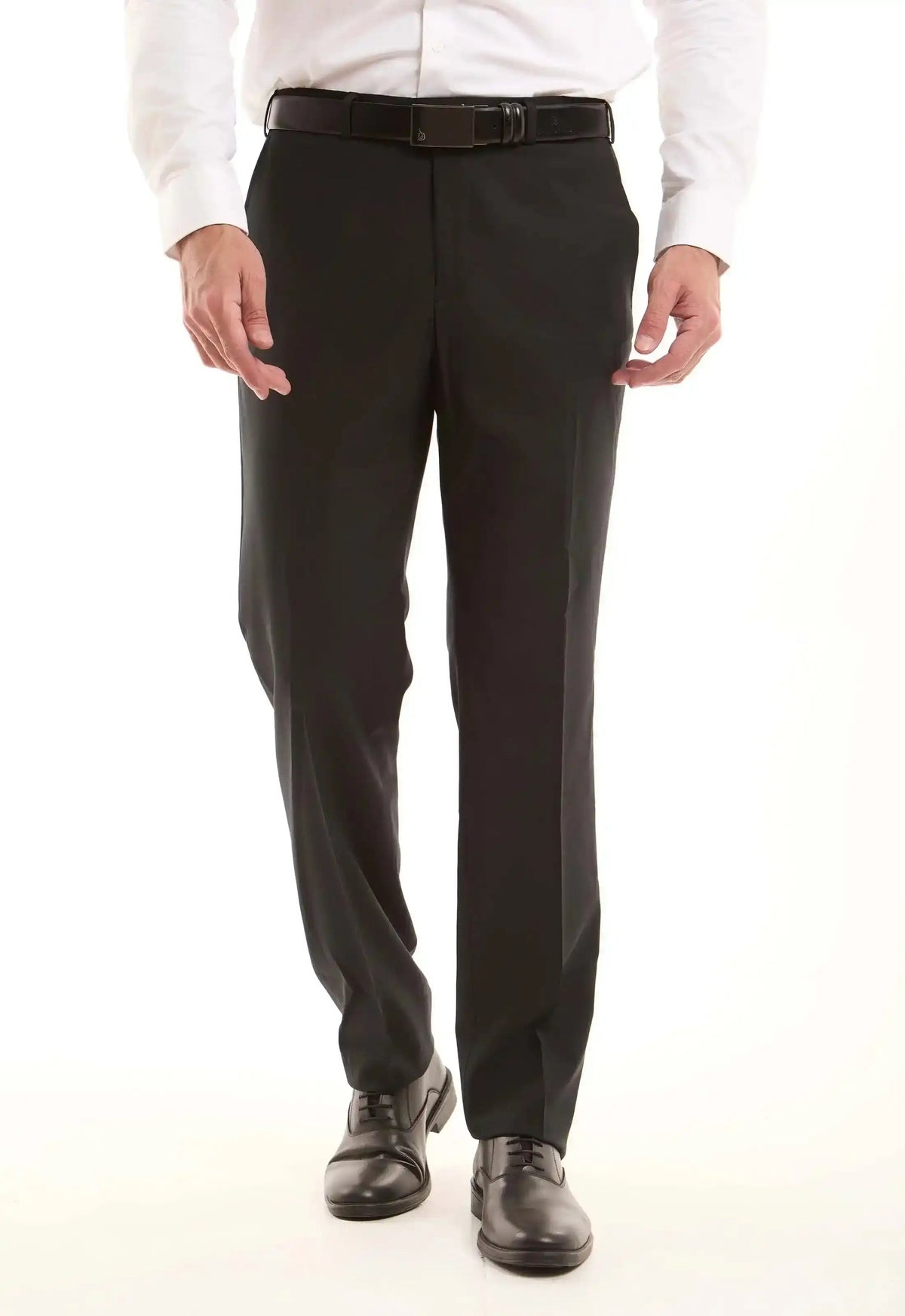 Classic Wool-Blend Suit Pants