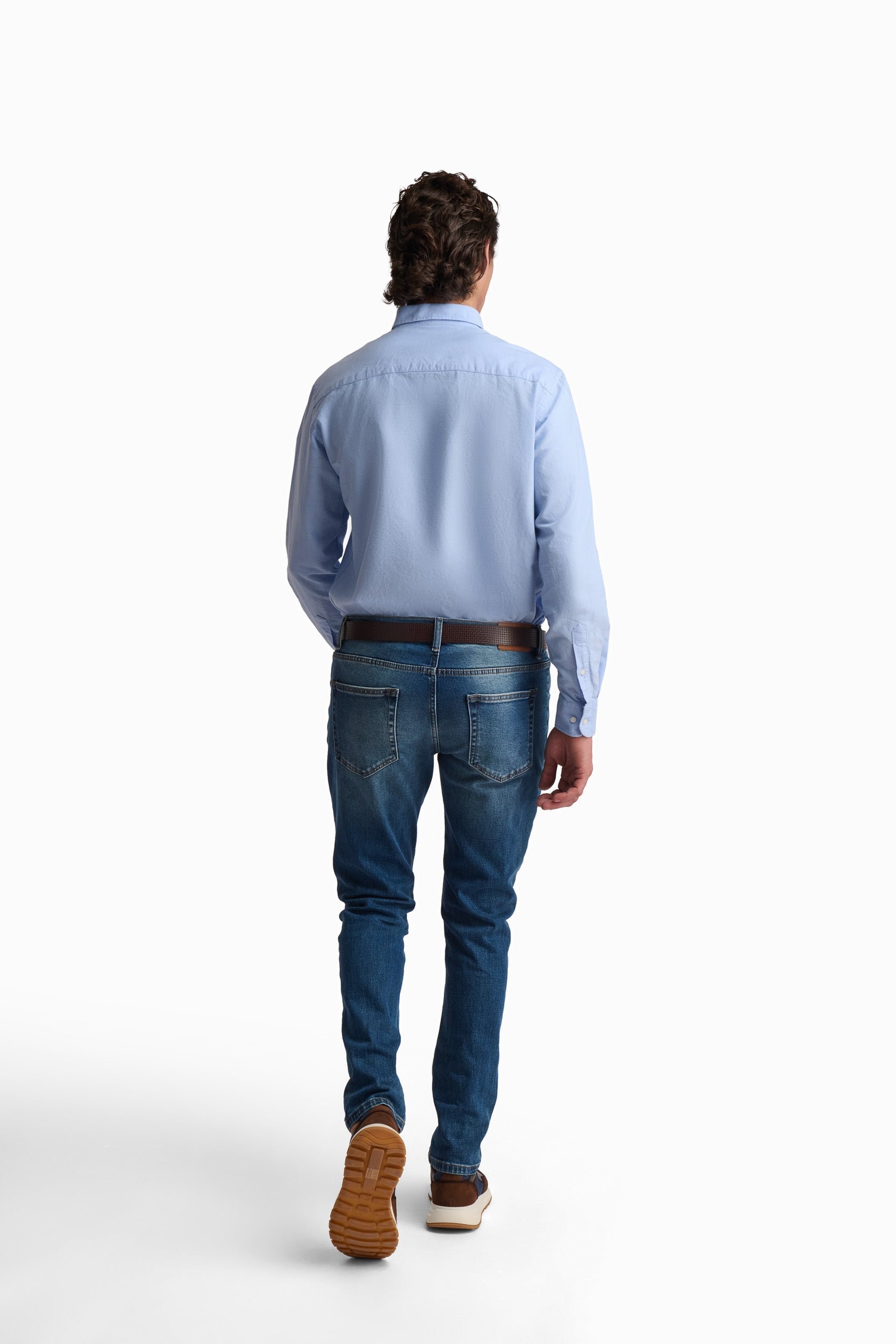 Light Blue Cotton Oxford Shirt