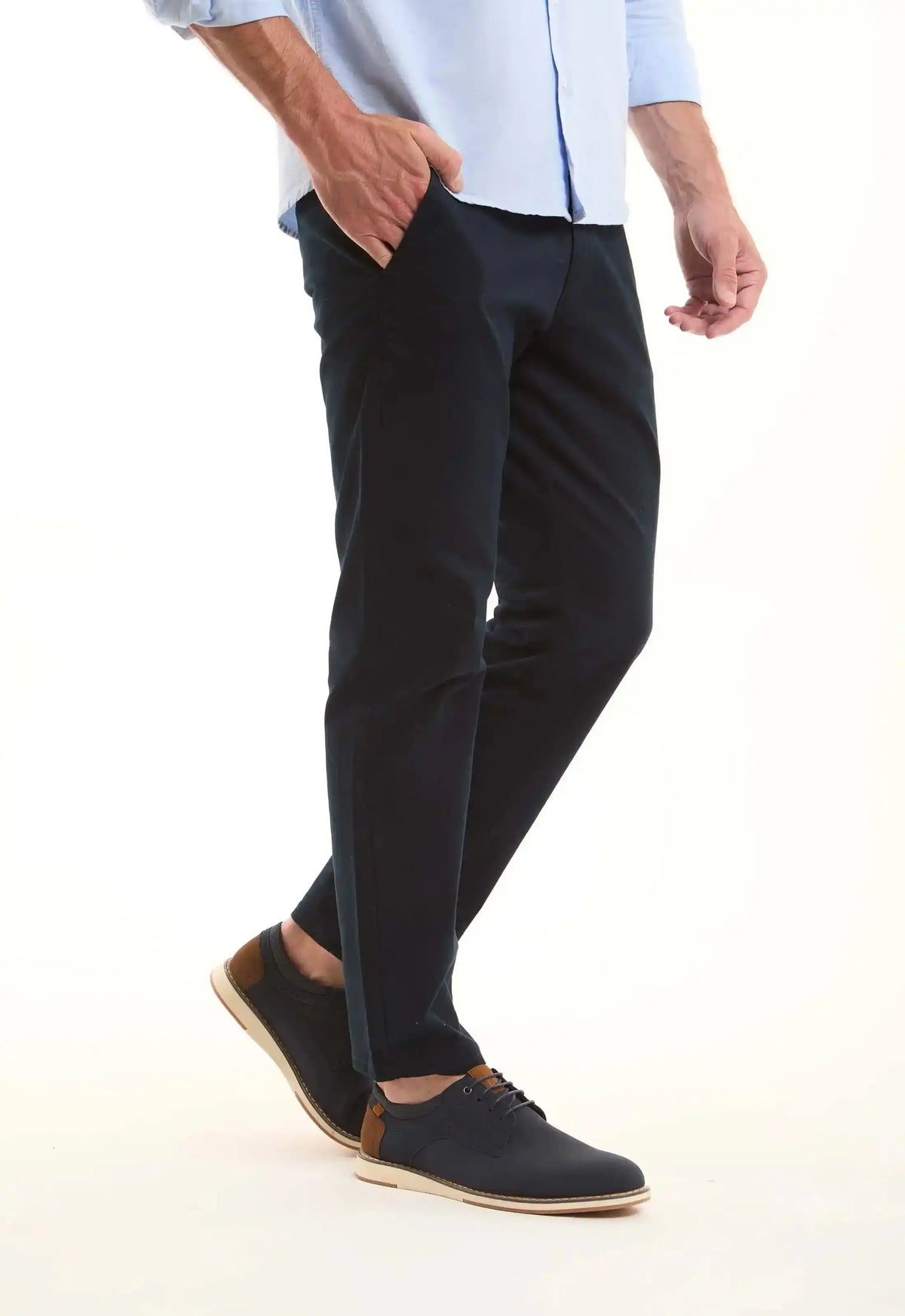 Tapered Cotton Pants