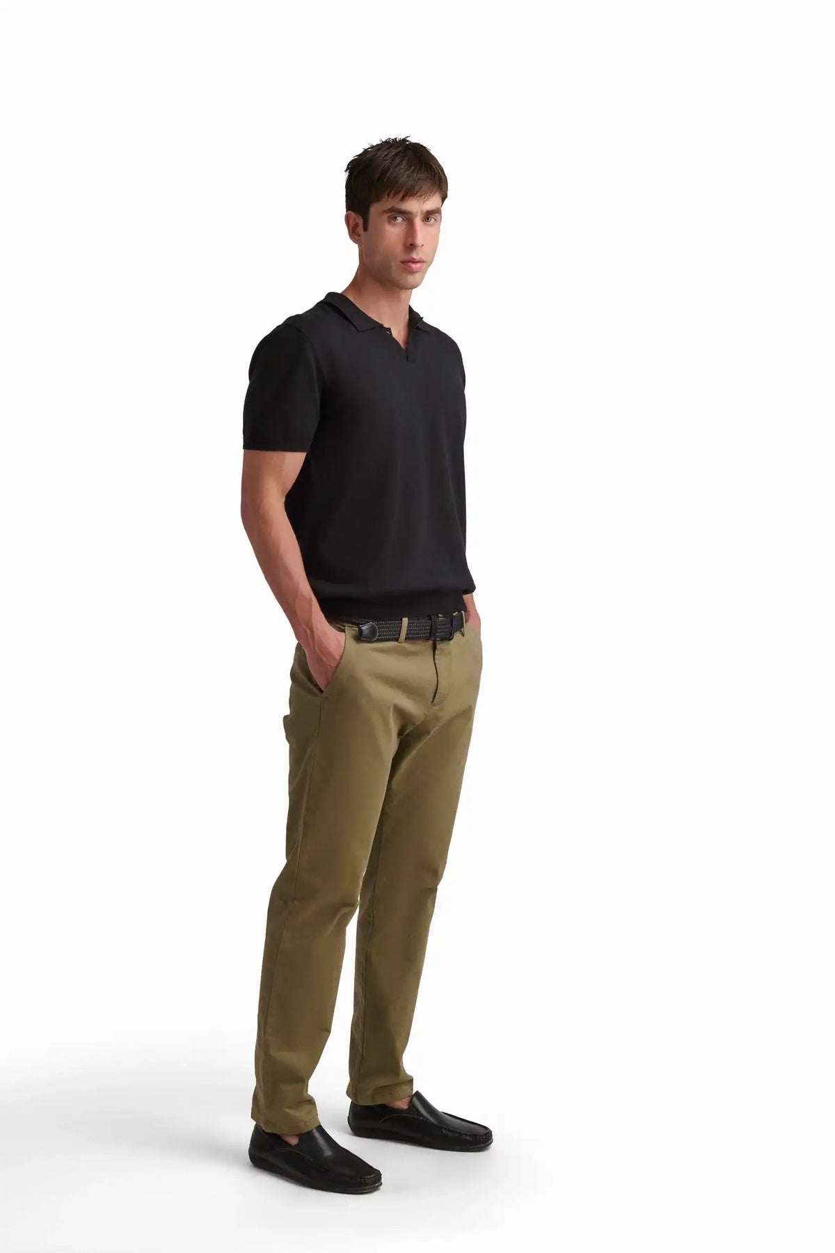 Tapered Cotton Pants