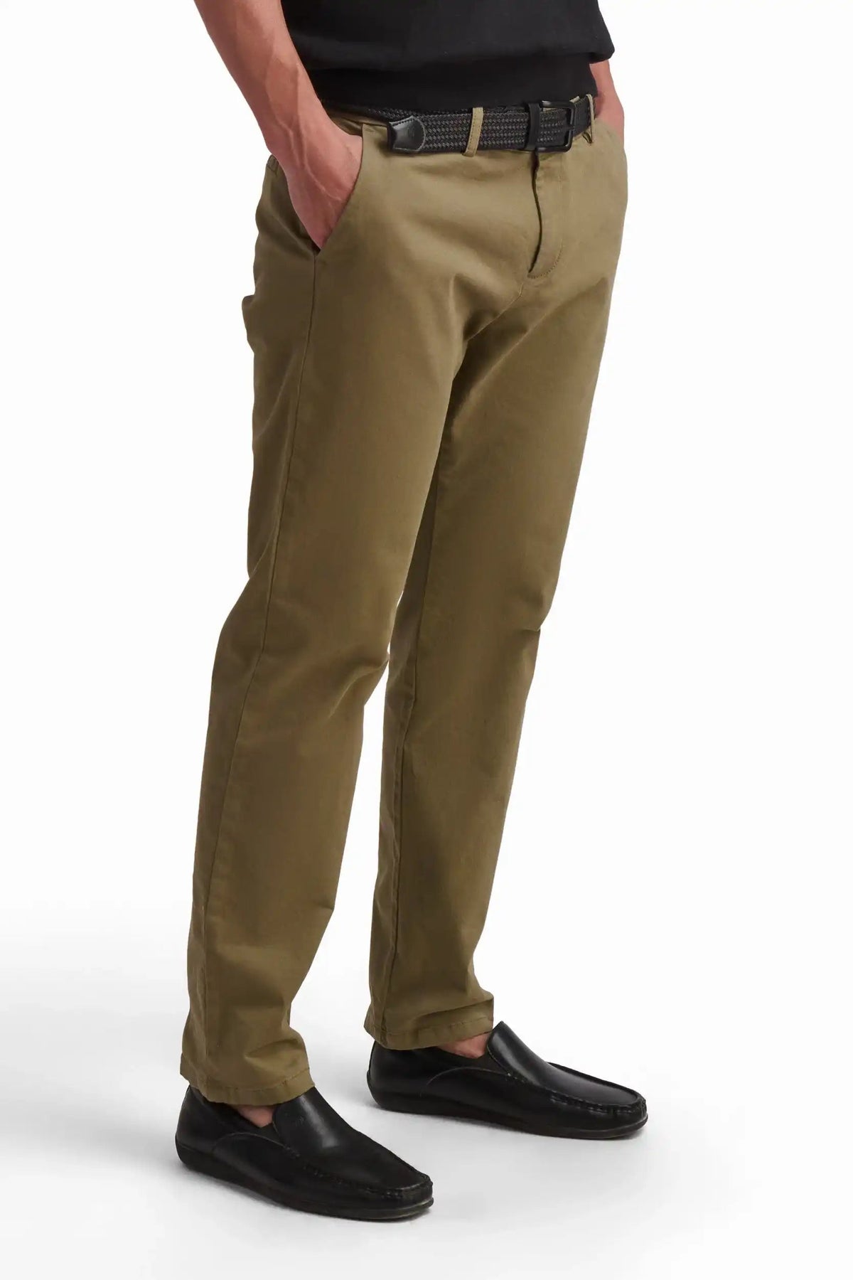Tapered Cotton Pants